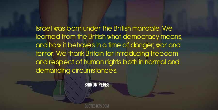 Freedom And Respect Quotes #1790698