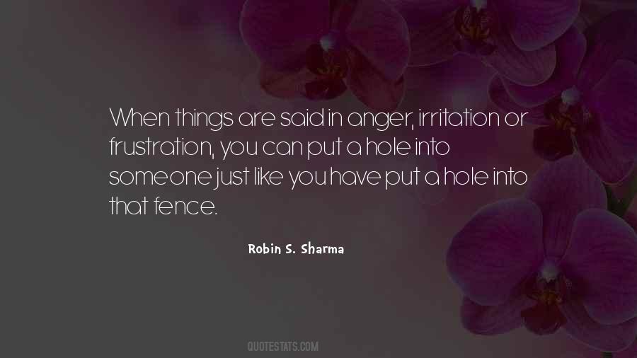 Quotes About In Anger #1197806
