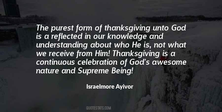 Supreme God Quotes #1525095