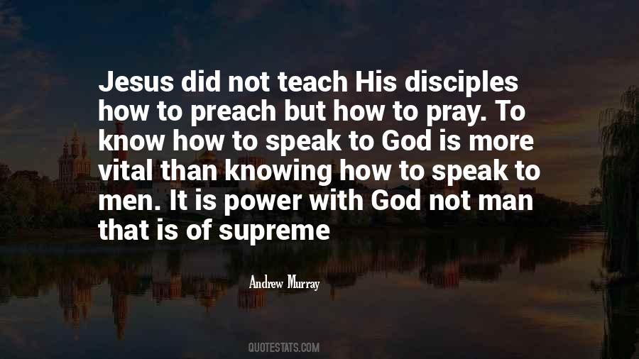 Supreme God Quotes #1622291