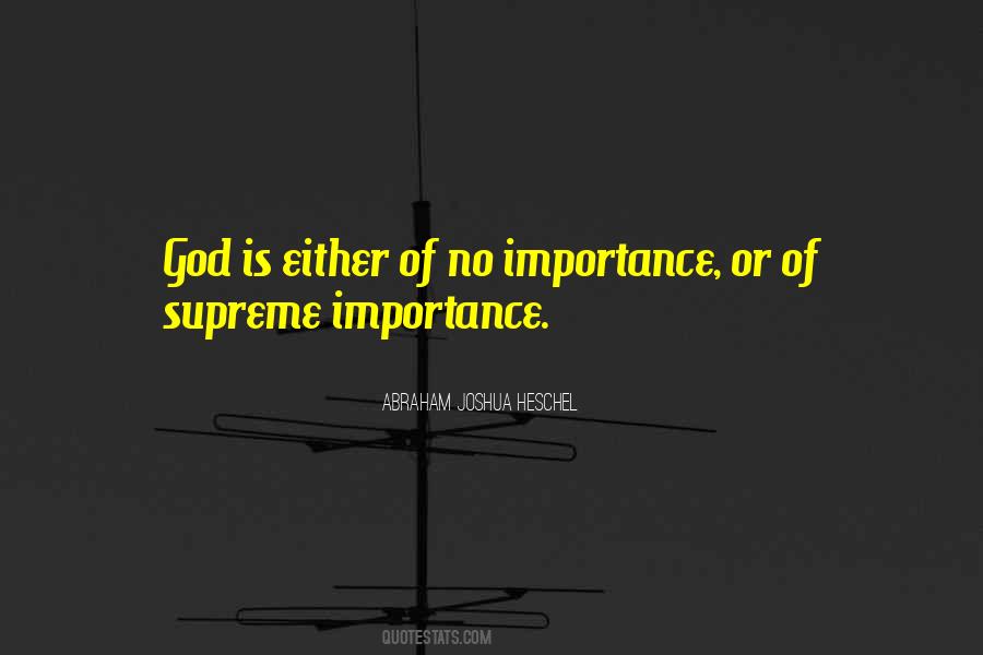 Supreme God Quotes #1719022