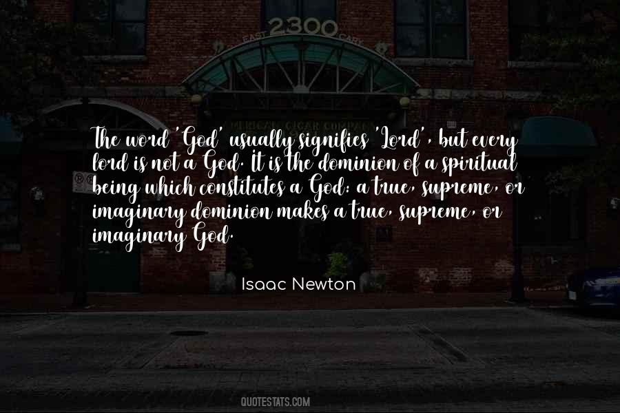 Supreme God Quotes #1744325