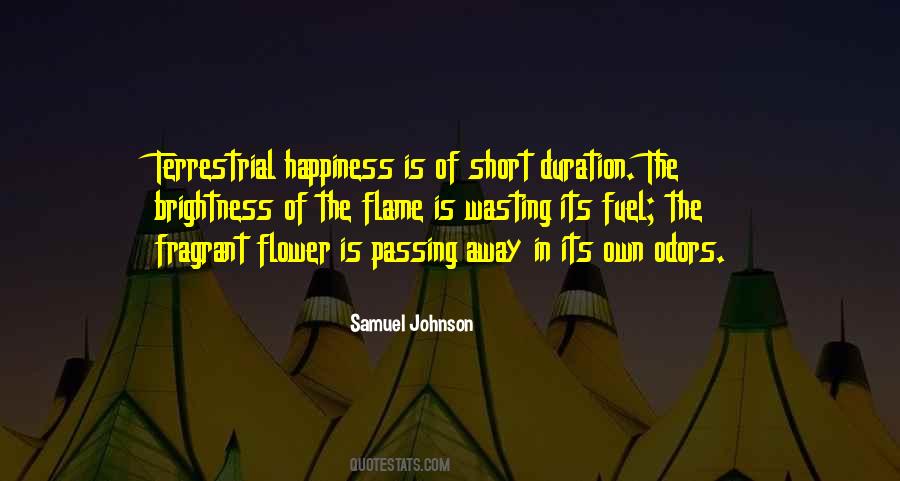 Flower Happiness Quotes #292973