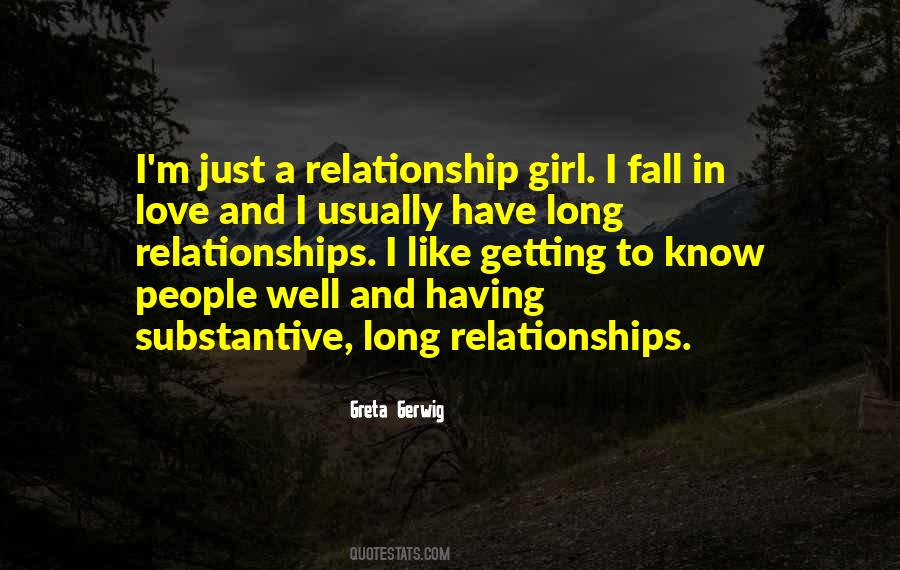 Relationship Girl Quotes #277671
