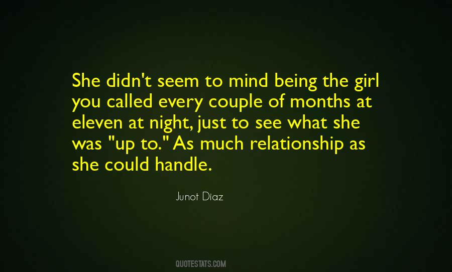Relationship Girl Quotes #97553