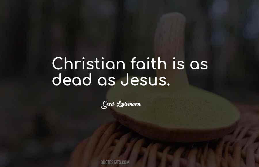 Jesus Faith Quotes #125224