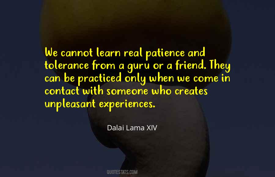 Patience Tolerance Quotes #361152