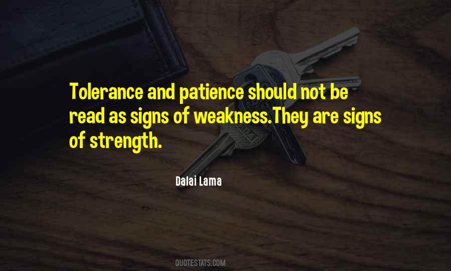 Patience Tolerance Quotes #874240