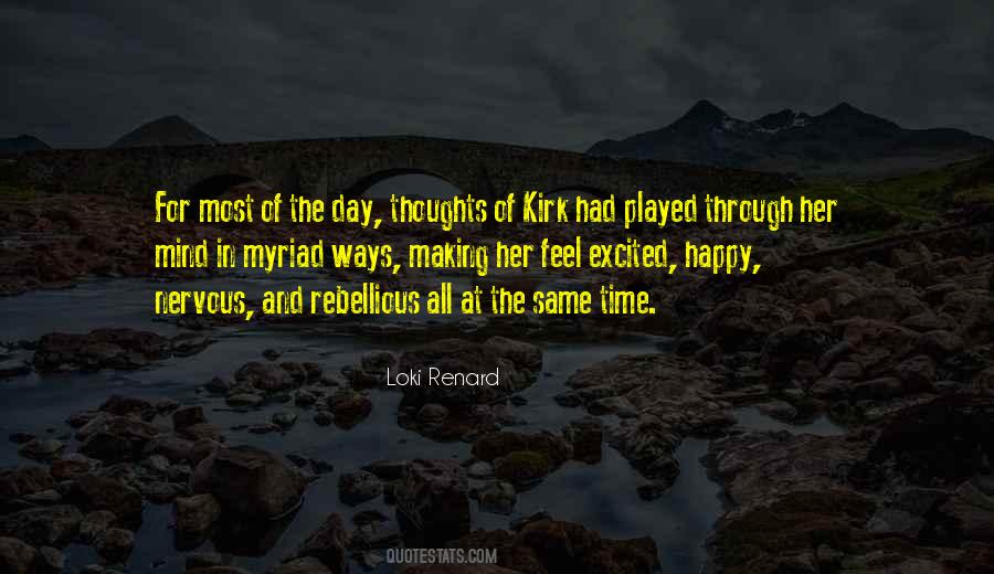 Nervous And Excited Quotes #882595