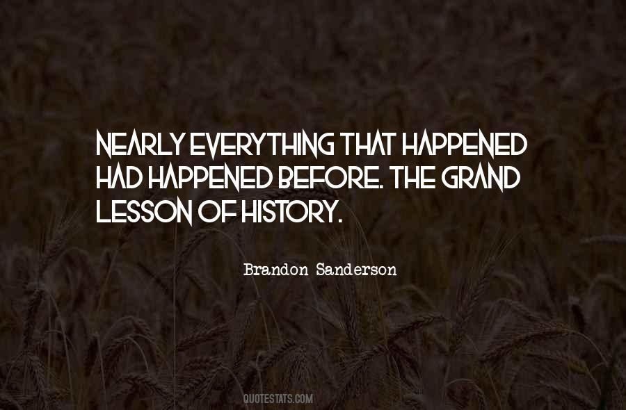 There Is A Lesson In Everything Quotes #1803137