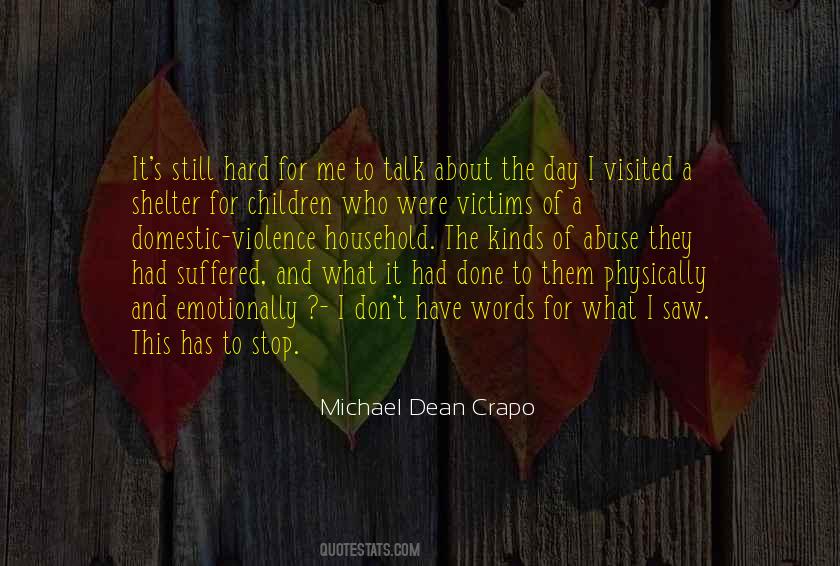 Stop The Abuse Quotes #820734
