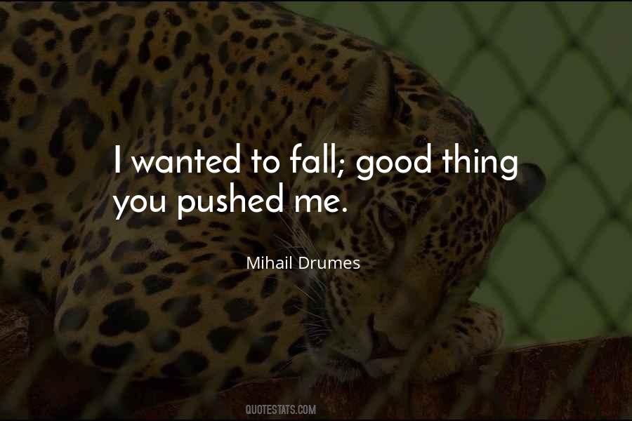 You Pushed Me Quotes #967696