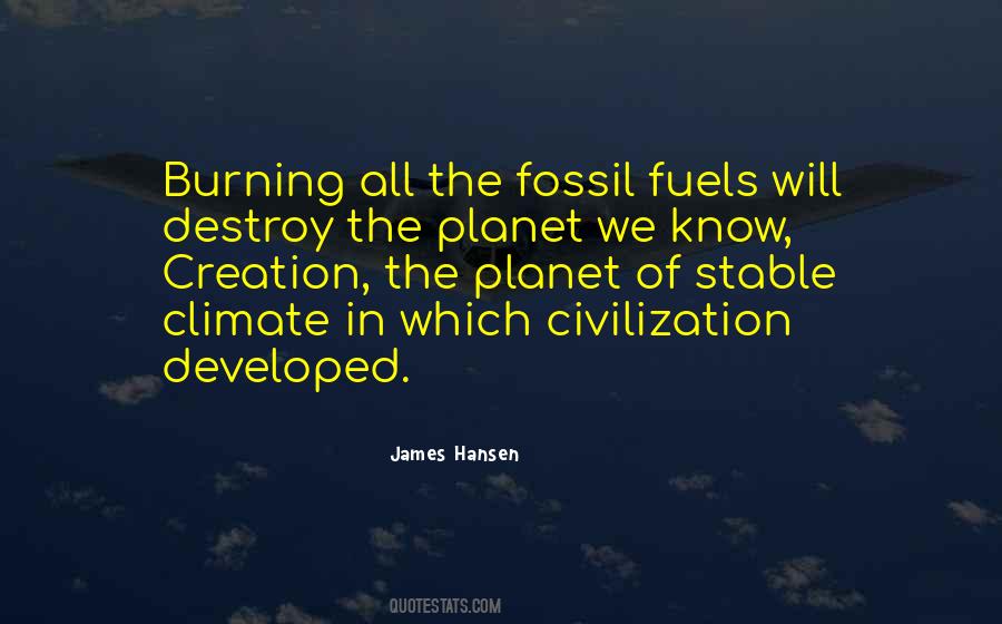 Fossil Fuel Quotes #312239