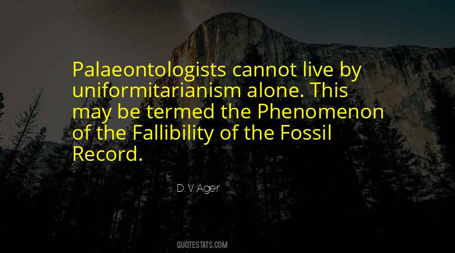 Fossil Record Quotes #439485