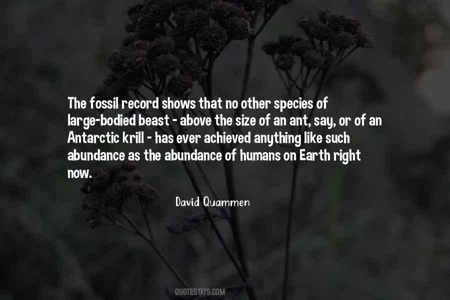 Fossil Record Quotes #785996
