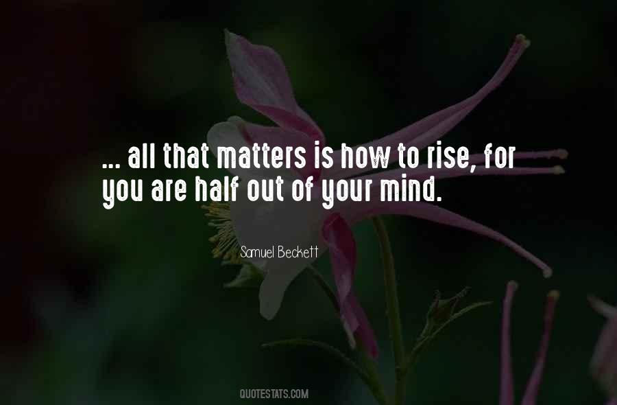 All That Matters Is You Quotes #1062145