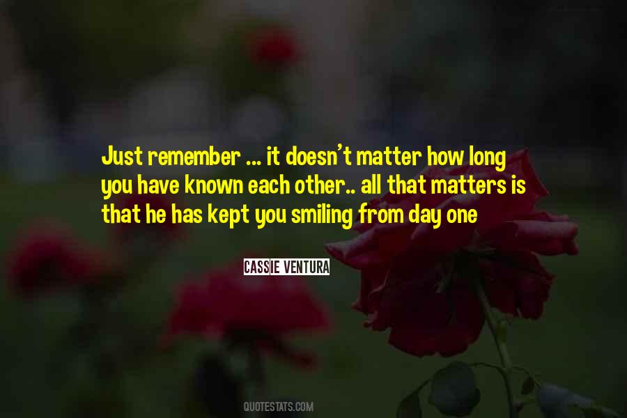 All That Matters Is You Quotes #138924