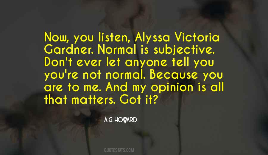 All That Matters Is You Quotes #1859954