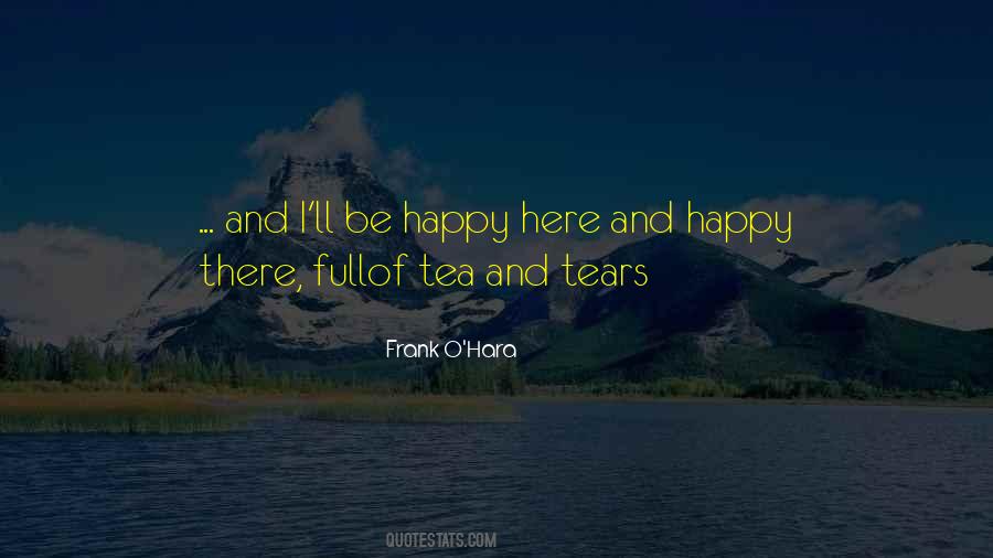 Quotes About Happy Tears #115603