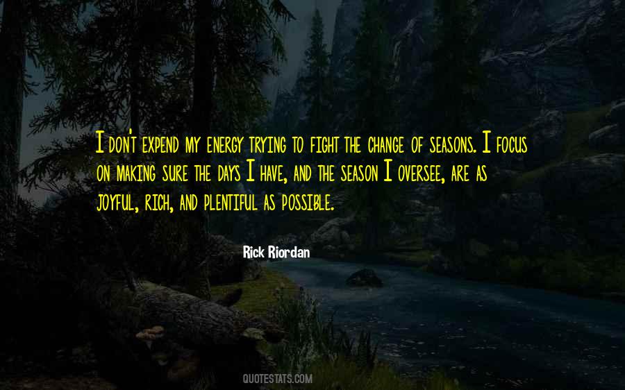 Quotes About Change Seasons #1052337