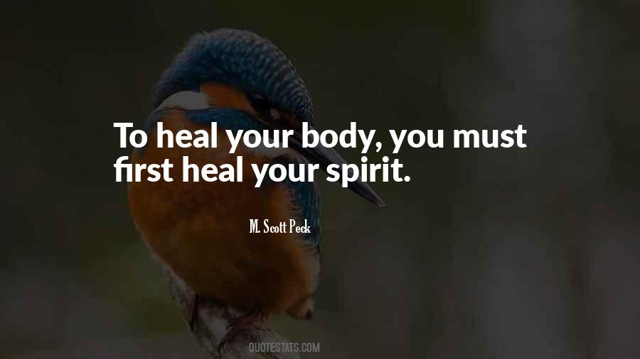 Heal First Quotes #772594