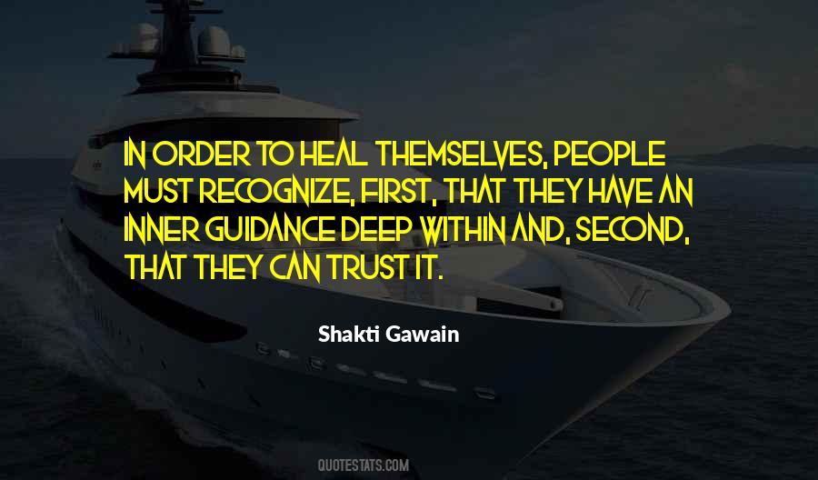 Heal First Quotes #997739