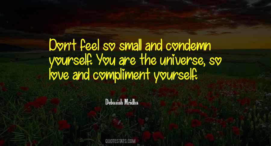 Compliment Yourself Quotes #1751384