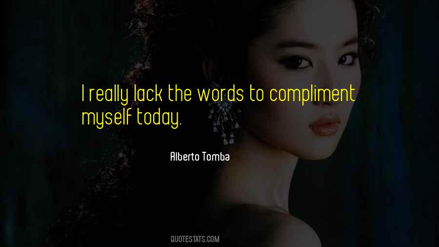 Compliment Yourself Quotes #59402