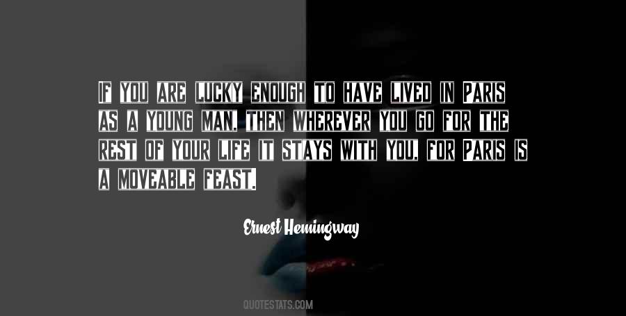 Enough Is A Feast Quotes #275630