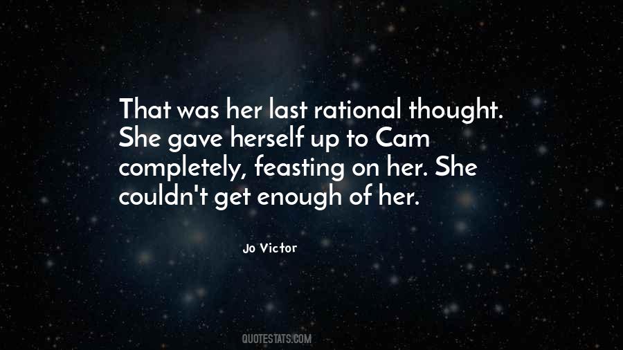 Enough Is A Feast Quotes #318590