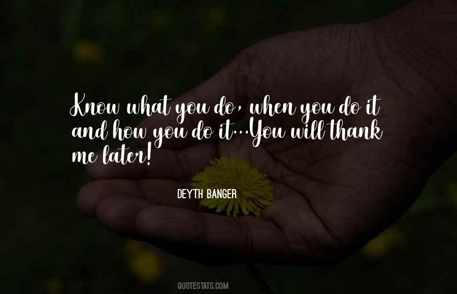 Thank Me Quotes #1777318