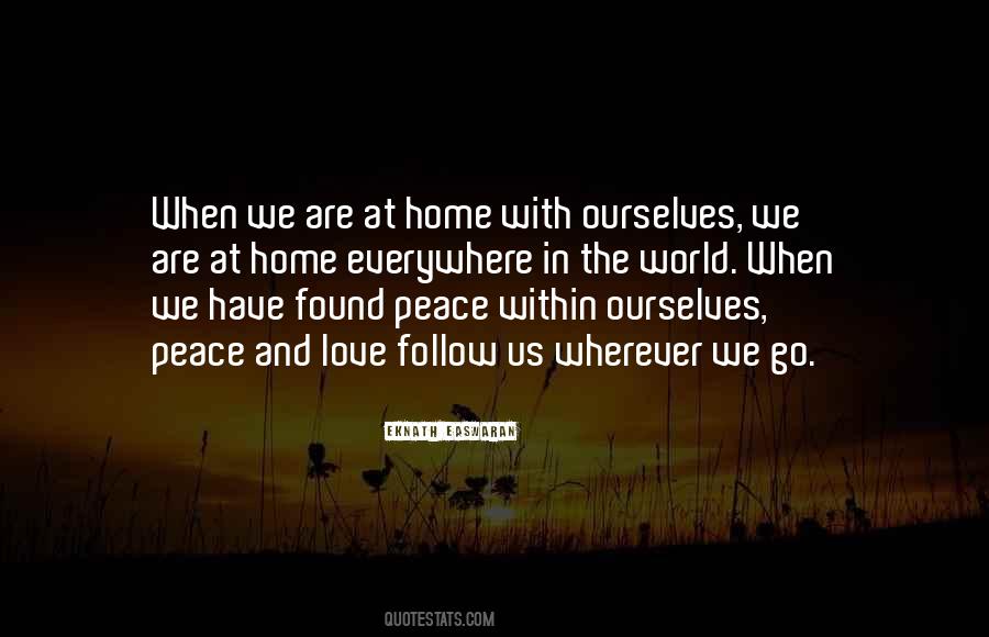 Found Peace Quotes #1840536