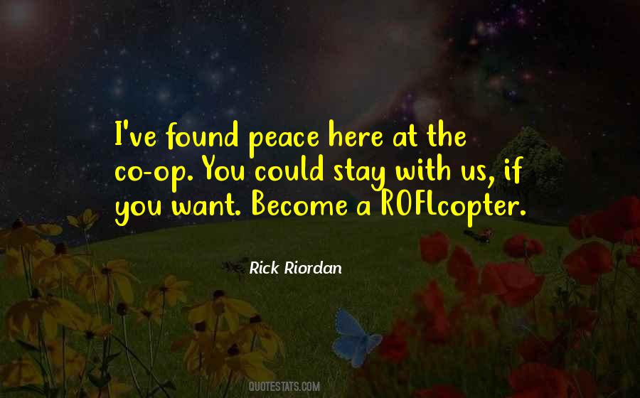 Found Peace Quotes #32185