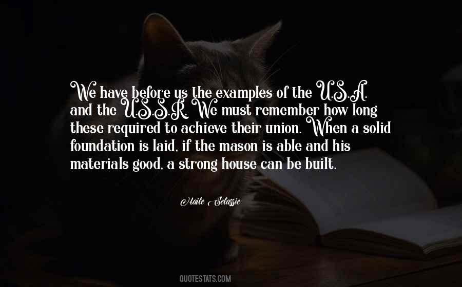 Foundation Built Quotes #537662