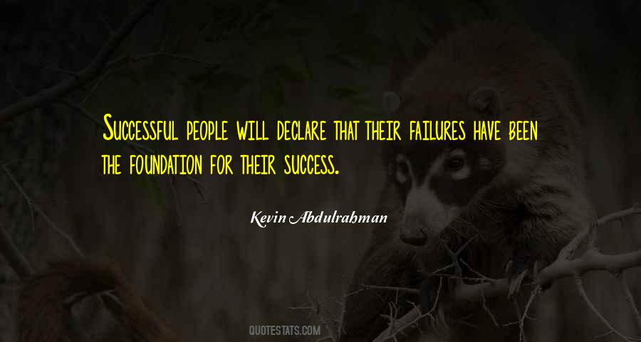 Foundation For Success Quotes #297683