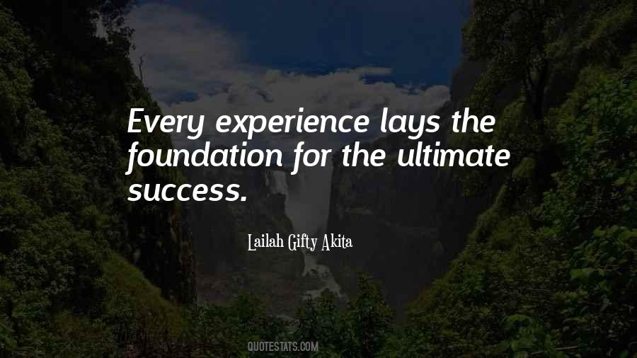 Foundation For Success Quotes #604574