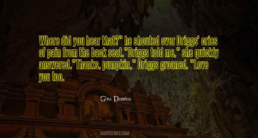 Over Pain Quotes #498557