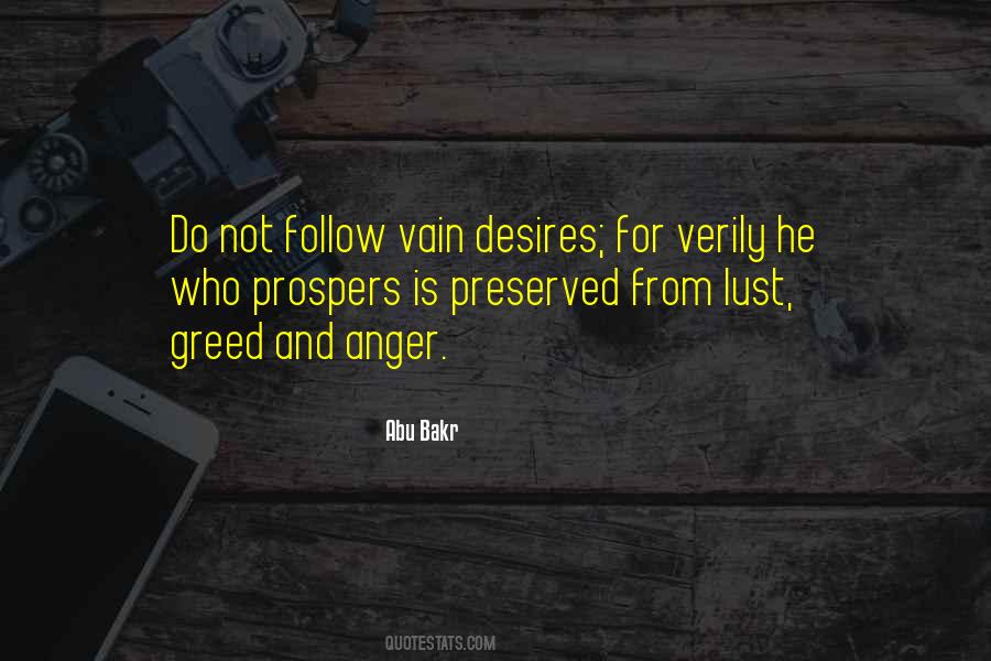 Greed And Lust Quotes #1412210
