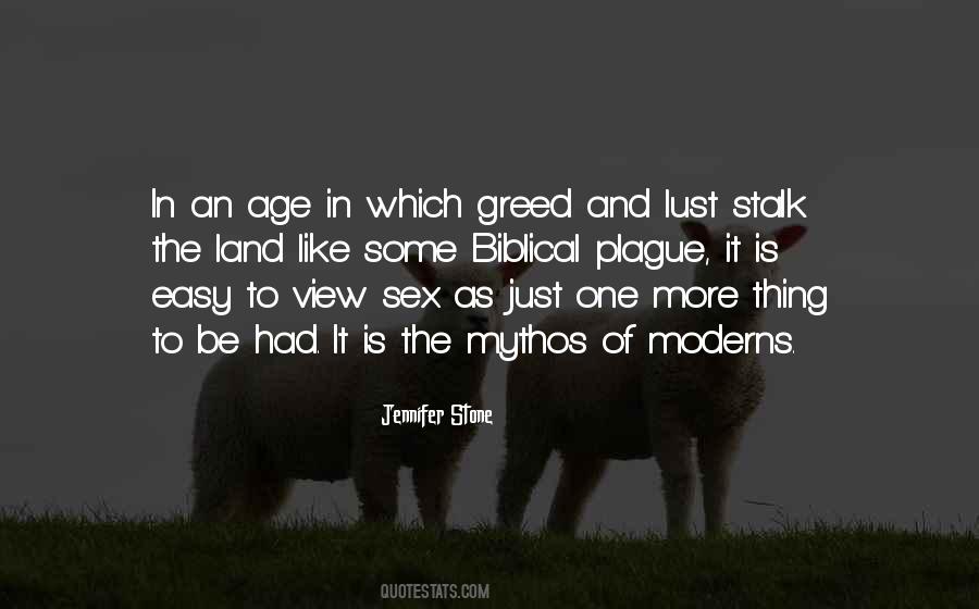 Greed And Lust Quotes #1546285