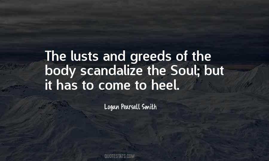 Greed And Lust Quotes #18759