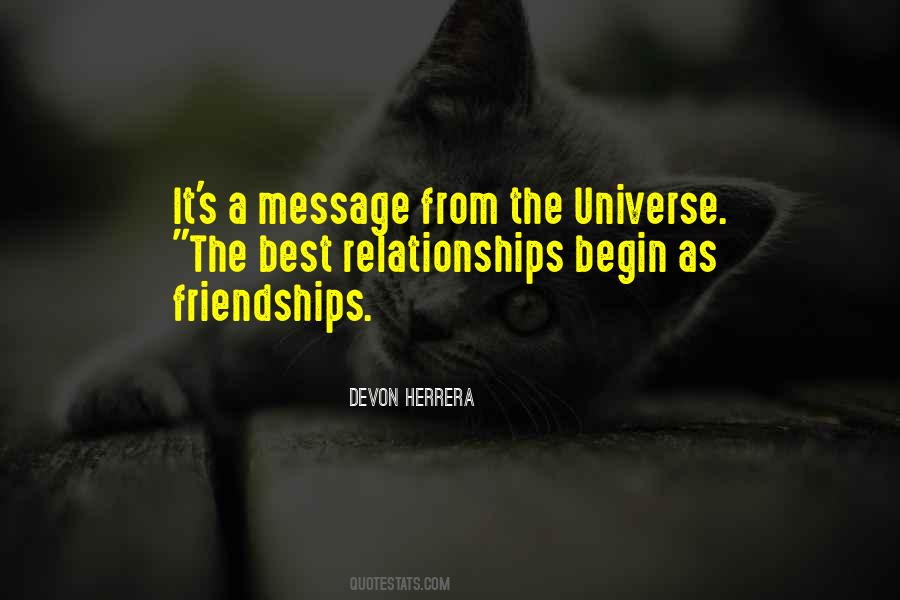Universe Message Quotes #525276
