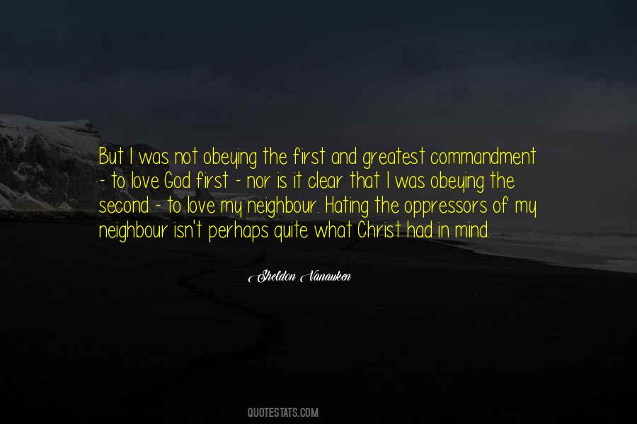 Quotes About The Greatest Commandment #1645665