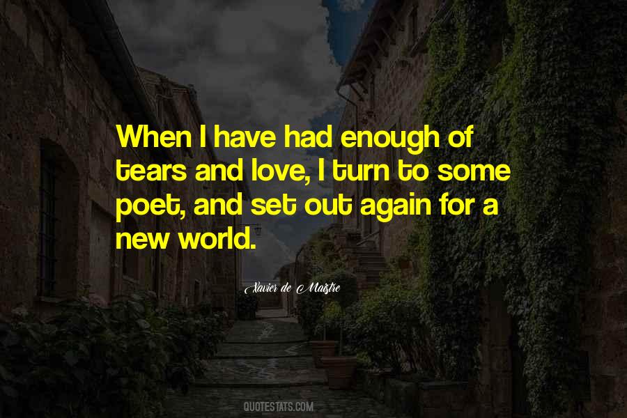 Enough Tears Quotes #1450780