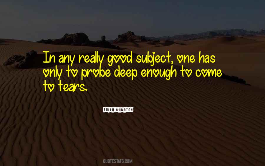 Enough Tears Quotes #453492