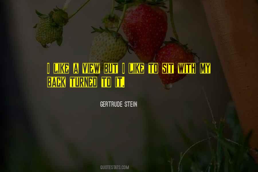 Turned My Back Quotes #299037