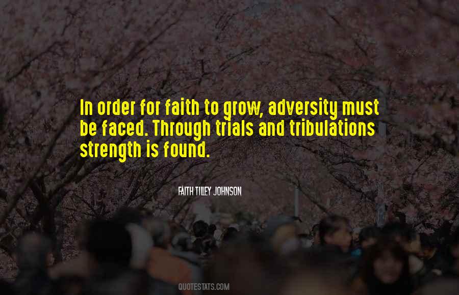 Faith Strength Inspirational Quotes #1429642