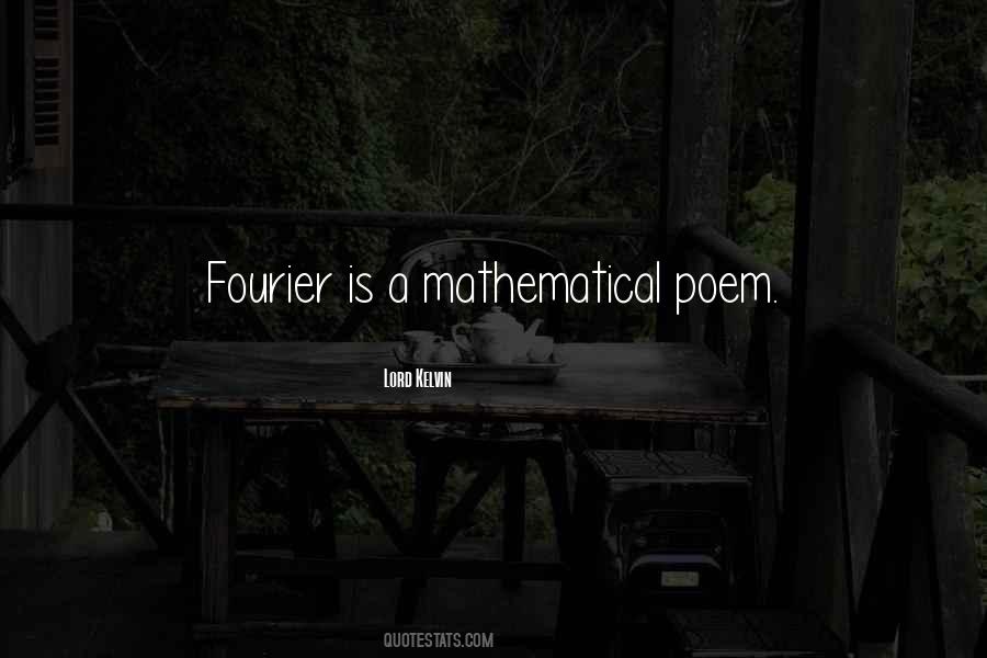 Fourier Quotes #762581