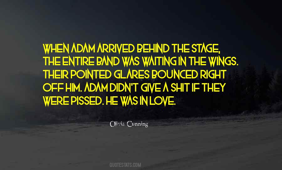 Behind The Stage Quotes #1361275