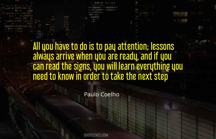 Signs Are Always There Quotes #1436946