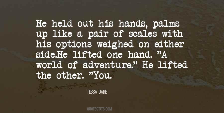 Hands Lifted Quotes #84067